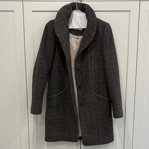 Wilfred cocoon Brown Plaid Jacket